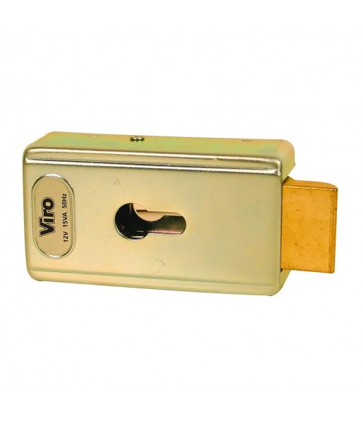 Serrure électrique à pêne basculant - sans cylindre - 12V - Pour portillons V96