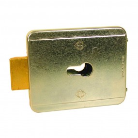 Serrure électrique à pêne basculant - sans cylindre - 12V - ouverture intérieur V90