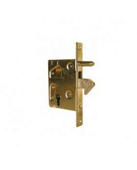 Serrure manuelle pour portail coulissant à encastrer - sans gâche 447