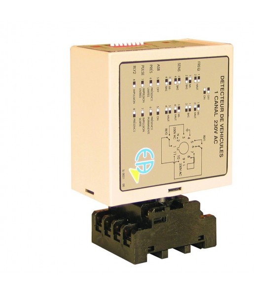 Amplificateur de boucle magnétique 24 V - 2 Contacts DEMA2C1224