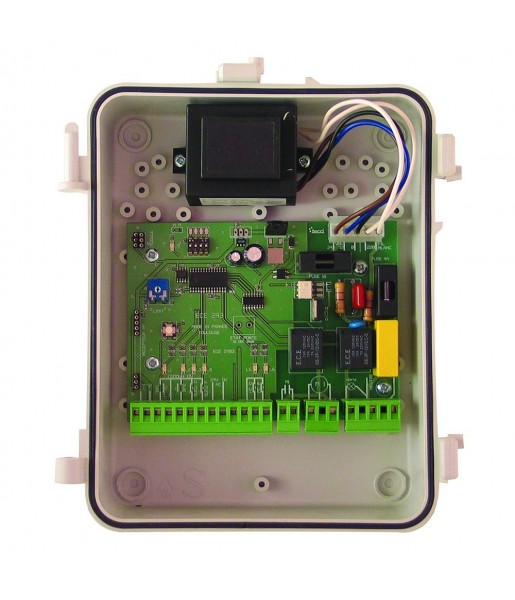 Armoire de commande 230 V EA244C Pour Portails Coulissants et barrières automatiques, pour 1 moteur