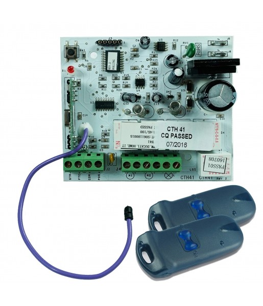 PACK CTH41 SET Carte électronique Ducati Home Automation CTH41 + 2 télécommandes à code variable PULT 6203R