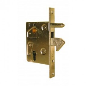 Serrure manuelle pour portail coulissant à encastrer - sans gâche