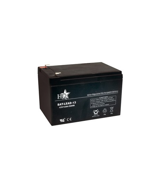 Batterie rechargeable accumulateur solaire piles sèches - 12v 12ah - plomb - (151x99x95mm)