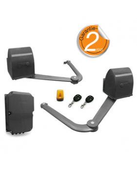 Kit motorisation B250 à bras articulés - Pour portail à 2 battants