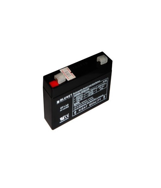 Batteries rechargeable - 6V 1.3Ah - plomb - (95x50x23mm)