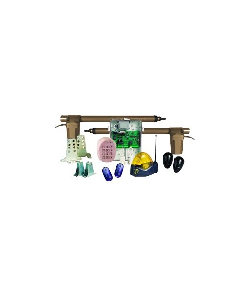 Kit a battants basic, bloquant, 230V, longueur vantail 2 m max, poids vantail 200 kg max, course utile 430 mm