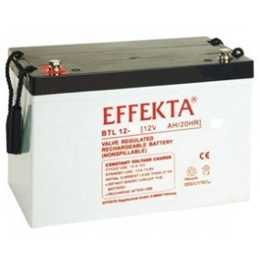 Batterie solaire AGM 12 Volts 100 Ah sans entretien EFFEKTA