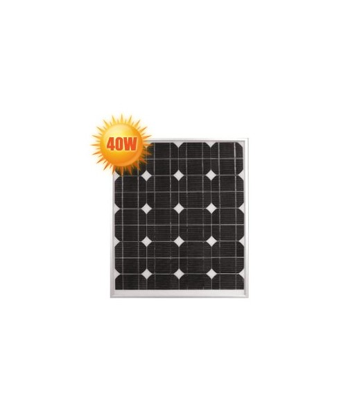 Panneau solaire haut rendement 40 Watts 12 Volts