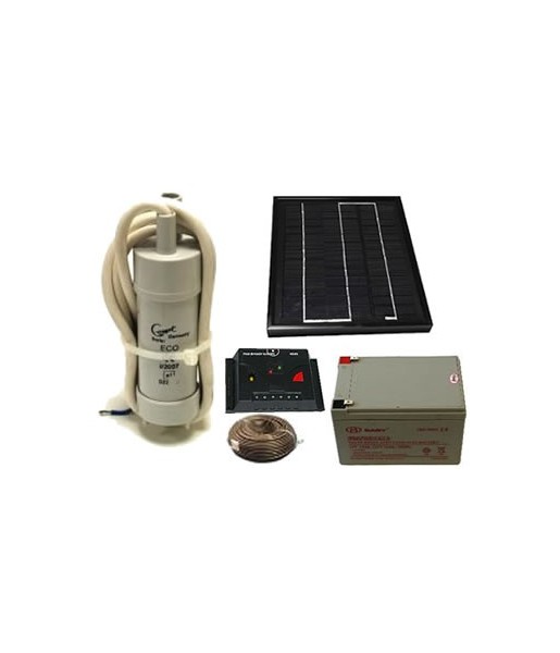Kit solaire complet pompage 12 Volts 5 Watts