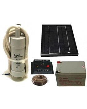 Kit solaire complet pompage 12 Volts 5  Watts