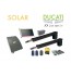 HC812-300 SOLAIRE automatisme kit motorisation - DUCATI HOME-AUTOMATION - Automatisme de Portail - Longueur de course 300mm