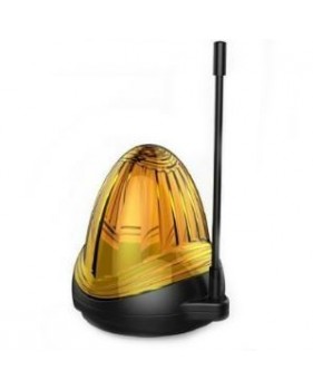 Feu à led fixe ou clignotant automatisme portail 12/24/220 V AC/DC avec antenne