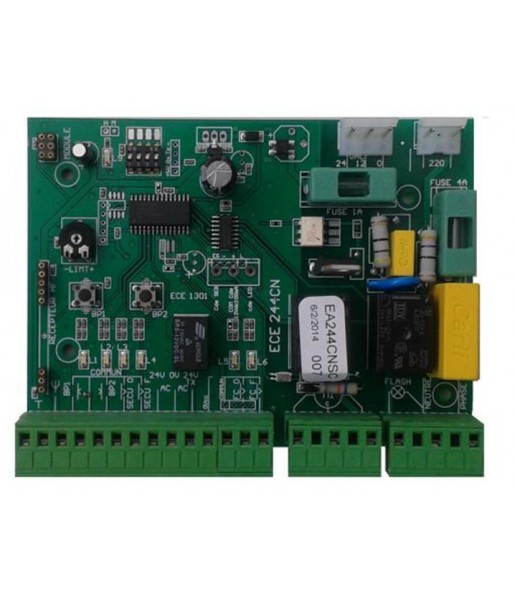 EA EA244CN CARTE SANS COFFRET AVEC ENCODEUR armoire de commande 230V Portail coulissant et barrière levante