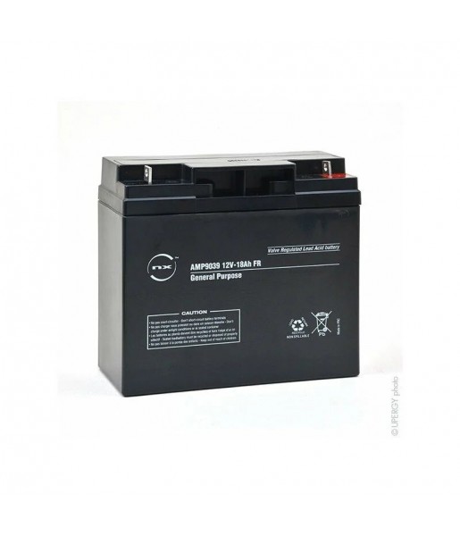 Batterie plomb AGM NX 18-12 General Purpose FR 12V 18Ah M6-M