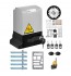 Motorisation Portail Coulissant Ouvre-Porte + 4 Télécommandes 370W + 5 crémaillères Métal zinguée + Feu A LED FLASHLED