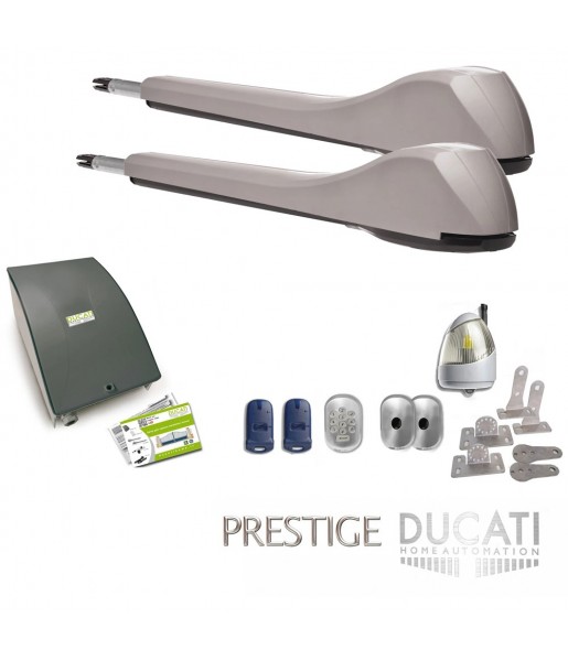 Kit Motorisation Portail Ducati Home Automation EVE 948T - pour portails à 2 vantaux battants max