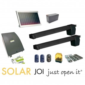 Kit Motorisation Portail Solaire Ducati Home Automation HC619 SOLAR - Pour portail à 2 vantaux battants maxi