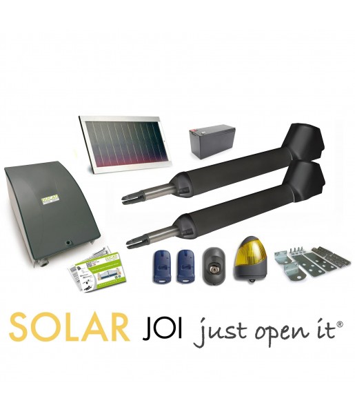 Kit Motorisation Portail Solaire Automatisme Ducati Home Automation SW7000T SOLAR - pour portails battants maxi 5,2m 500kg total