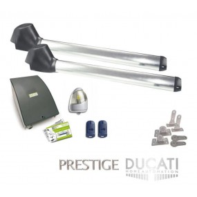 Kit Motorisation Portail Ducati Home Automation EVO 742 BASIC - Pour portail à 2 vantaux battants maxi 4 m 350 kg chaque vantail