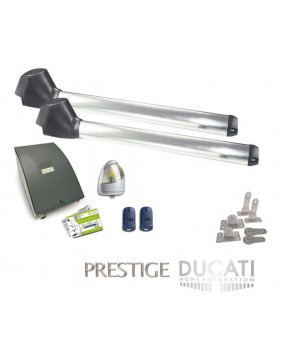 Kit Motorisation Portail Ducati Home Automation EVO 742 BASIC - Pour portail à 2 vantaux battants maxi 4 m 350 kg chaque vantail