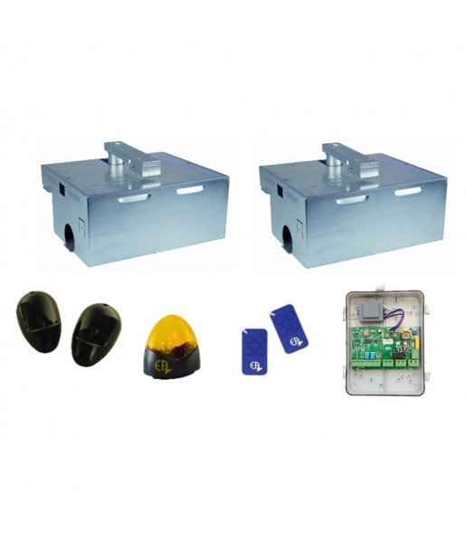 Kit Motorisation Portail Automatisme EA CONFORT E4000B Enterré - Ouverture 110°, 2m 300kg