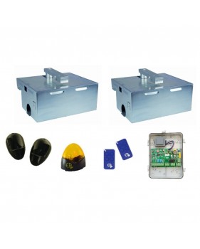 Kit Motorisation Portail Automatisme EA CONFORT E4000B180 Enterré - Ouverture 180° 2m 300kg