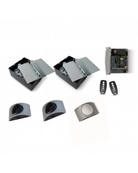 Kit Motorisation Portail Enterré Automatisme EA KING GATES INTRO 230 - Avec Accessoires NOVO, 4 m 500 kg maxi par battant, 230 V