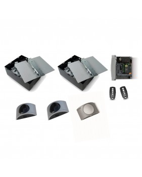 Kit Motorisation Portail Enterré Automatisme Ouverture EA KING GATES INTRO24 - 24V, Avec Accessoires NOVO