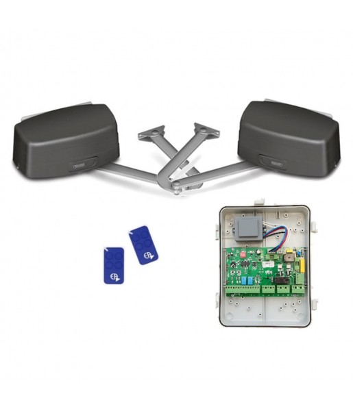 Kit Motorisation Portail Battant Automatisme Ouverture EA BR350 - Maxi 300 kg 3.5 m par battant