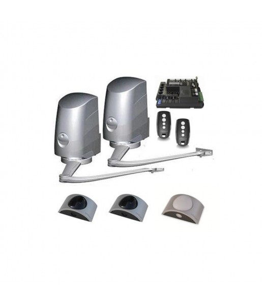 Kit Motorisation Portail Battant EA MODUS 280 Bras A Rotule + Accessoires NOVO KING GATES - 2.8m 300kg maxi par battant, 24 V