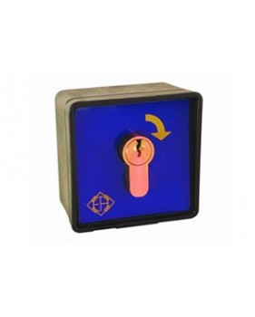 Boitier saillie serrure clef 1 contact