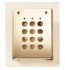 Boîtier inox en applique pour clavier à code BSAB102