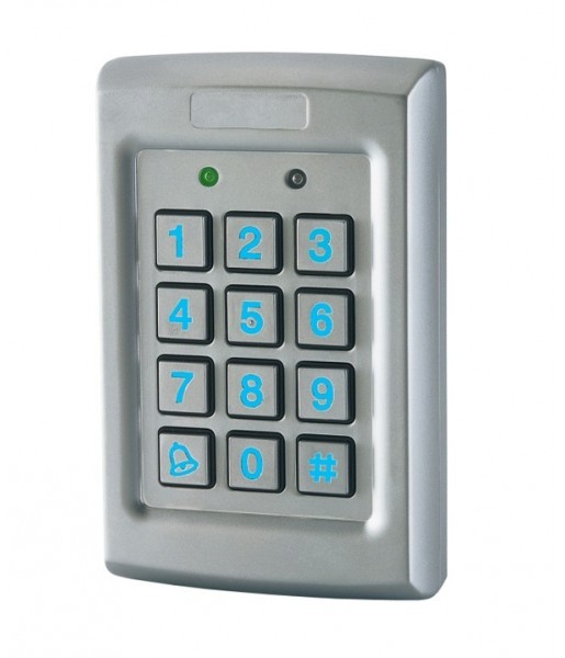 Clavier à code filaire rétro-éclairé en acier inox DIGYELITE- King Gates - 2 sorties - IP67, 12-24V AC/DC