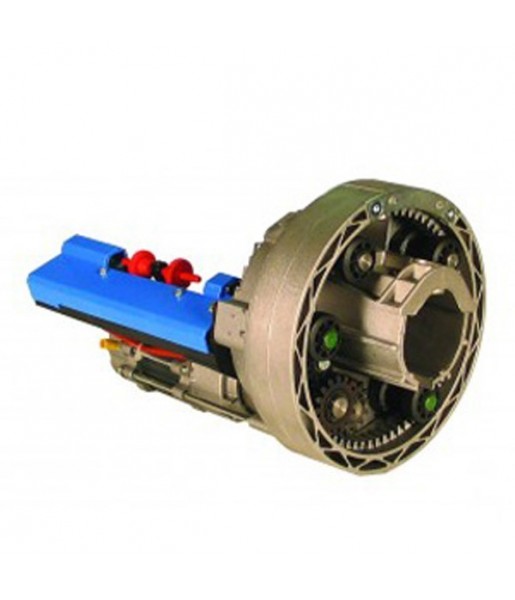 Moteur AXIAL pour rideau roulant avec fins de course intégrées et electrofrein R160EF - 470W, 220V, 50Hz - 160 kg