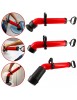 Déboucheur canalisation Pro - 3 Adaptateurs Inclus - Déboucheur à pompe - Evier