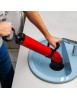 Déboucheur canalisation Pro - 3 Adaptateurs Inclus - Déboucheur à pompe - Evier