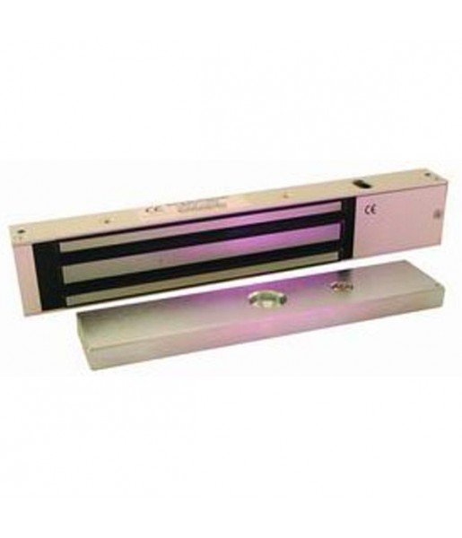 Ventouse électromagnétique en applique avec LED VEM300N, 300 DAN / 300 kg - 24V DC : 250 mA, 12V DC : 300 mA