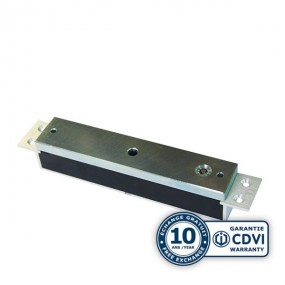 Ventouse électromagnétique à encastrer - aluminium - 300 Kg - 12/24 V DC - LED d’état en option VEM300NE