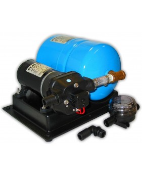 Groupe pompe surpresseur Flojet avec réservoir 12 Volts 17 à 22,7 L/min 2,8 bars